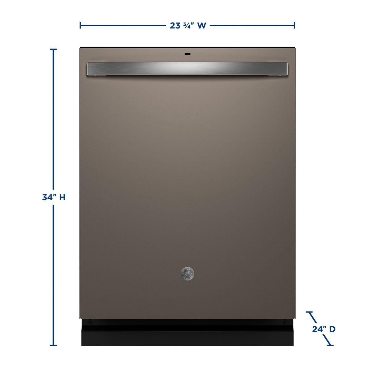 GE® ENERGY STAR® Top Control with Stainless Steel Interior Dishwasher with Sanitize Cycle