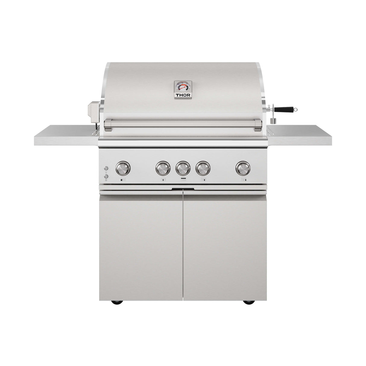 36-inch 4 Burners Built In Gas Grill On Cart With Sear/rear Infrared Burner & Rotisserie Natural Gas