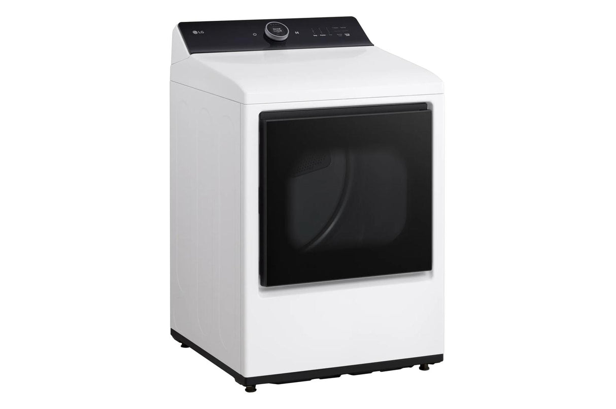 7.3 cu.ft. Ultra Large High Efficiency Gas TurboSteam™ LG EasyLoad™ Door, Wi-Fi Connectivity, White
