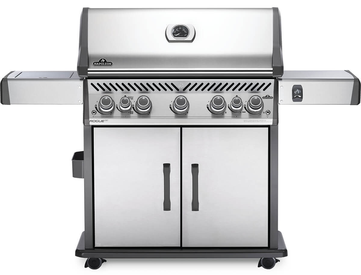 Rogue SE 625 RSIB with Infrared Side and Rear Burner , Propane, Stainless Steel