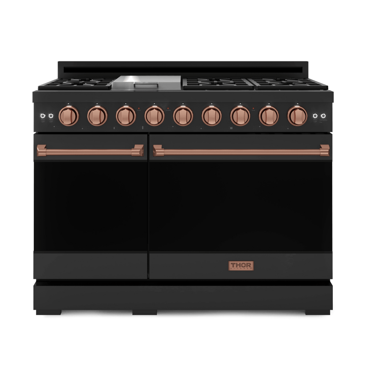48 Inch Professional Lp Range With Pro-style Knobs In Black/rose Gold Gordon Ramsay Series