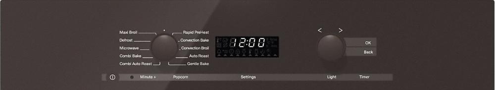 H 6200 BM 24 Inch Speed Oven With electronic clock/timer and combination modes for quick, perfect results.