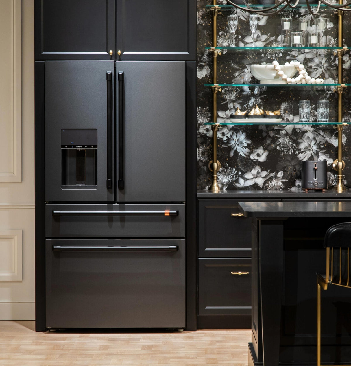 Café™ ENERGY STAR® 22.3 Cu. Ft. Smart Counter-Depth 4-Door French-Door Refrigerator