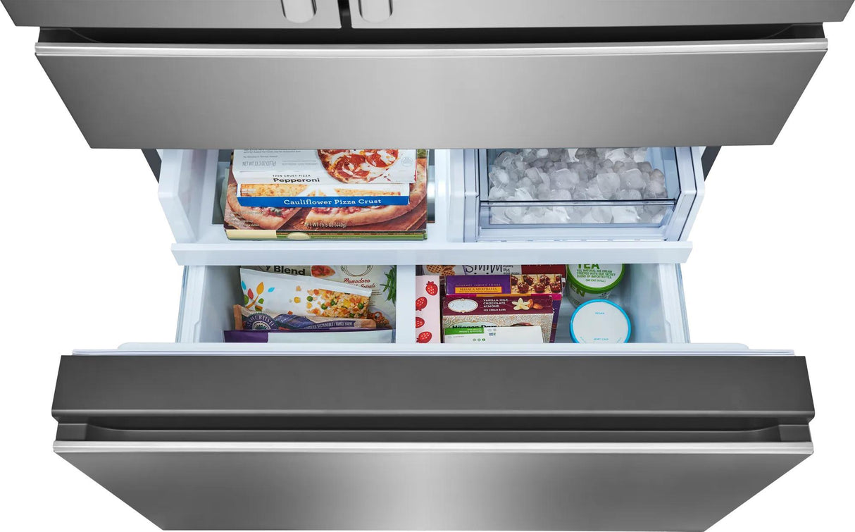 21 Cu. Ft. Counter-Depth 4-Door French Door Refrigerator
