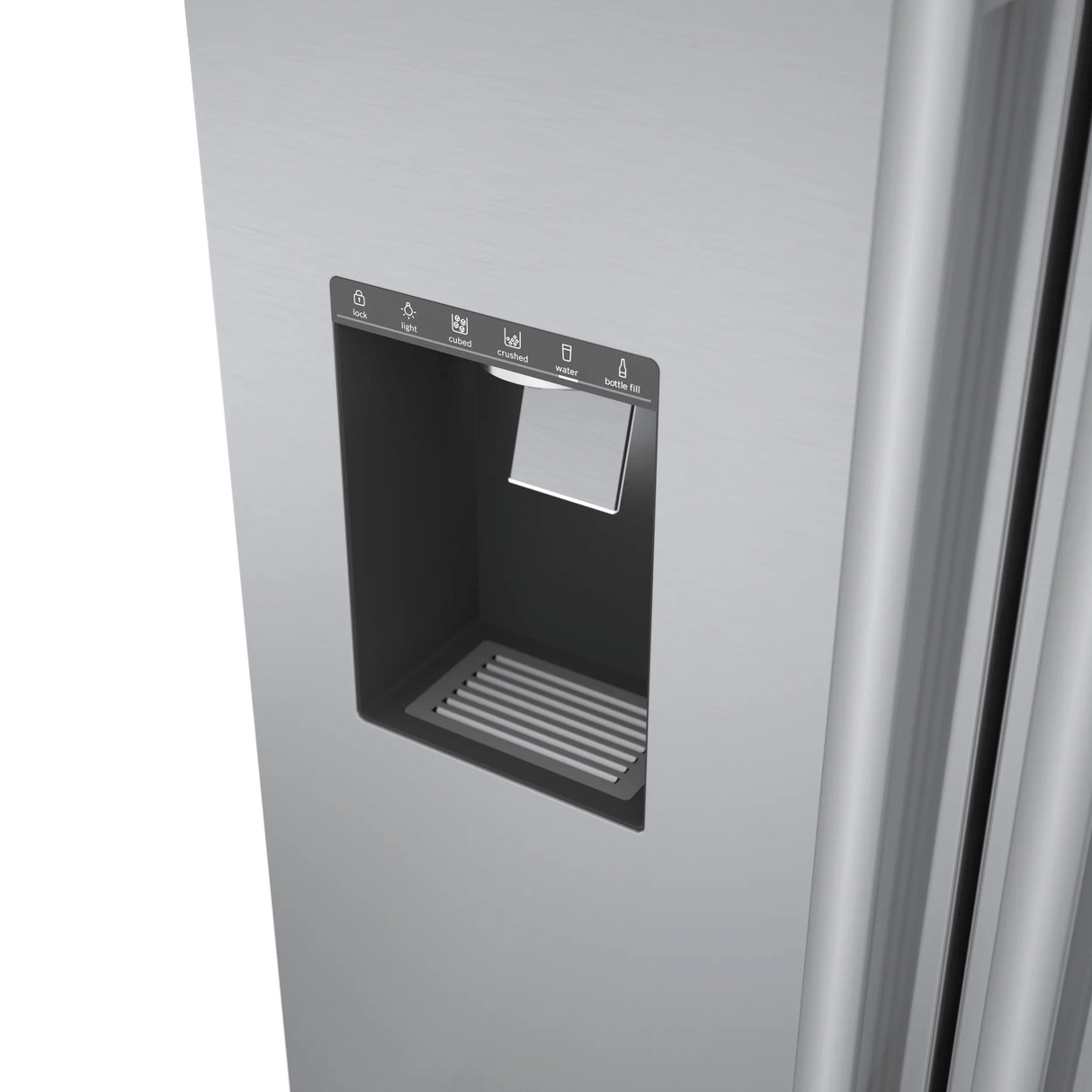 500 Series French Door Bottom Mount Refrigerator 36" Stainless steel (with anti-fingerprint), Total No Frost