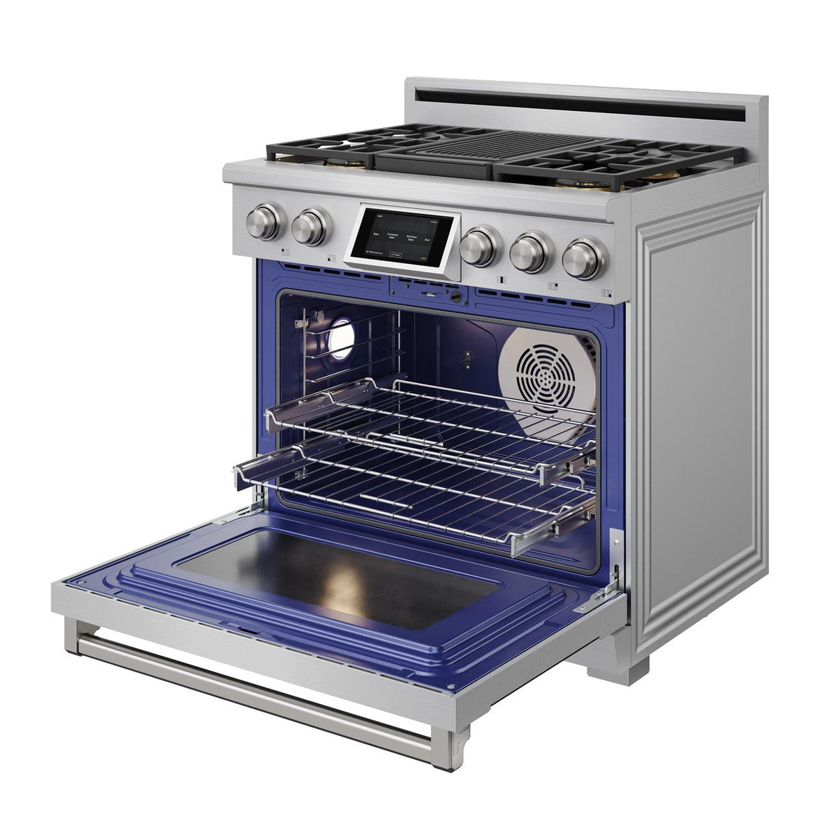 X Series 36-inch Professional Freestanding Dual Fuel Range Lp Converted
