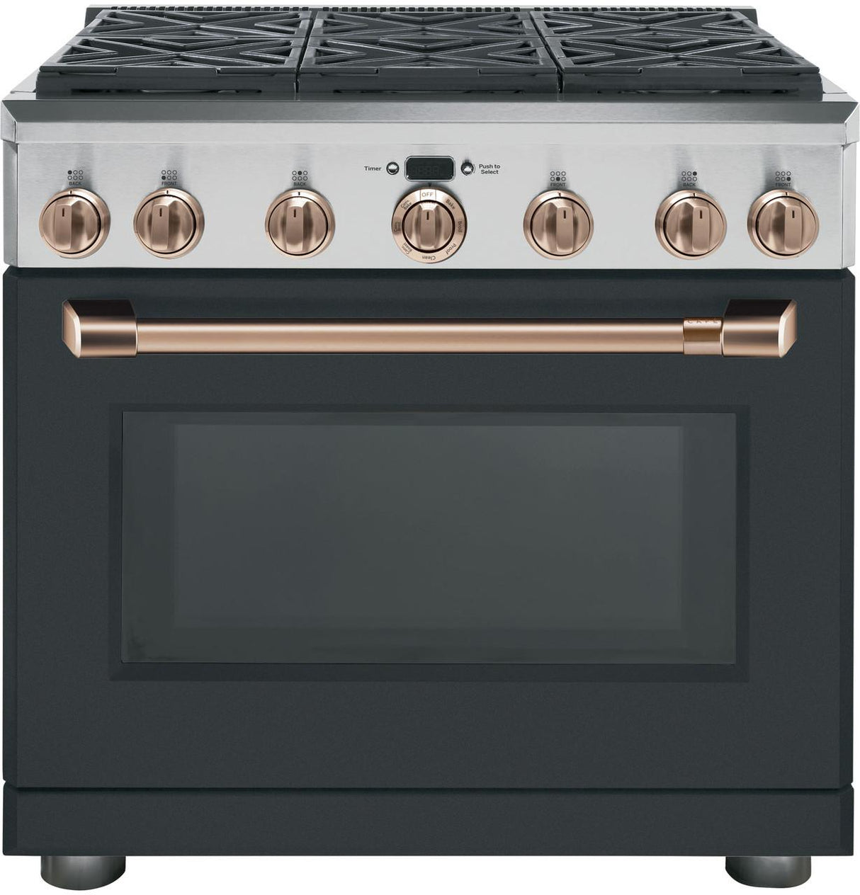 Café™ 36" Dual-Fuel Professional Range with 6 Burners (Natural Gas)