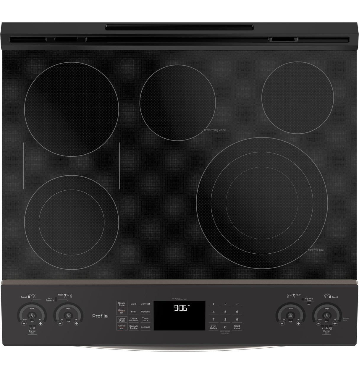 GE Profile™ 30" Smart Slide-In Electric Double Oven Convection Range