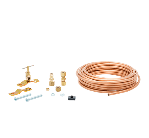 Smart Choice 20' Copper Refrigerator Waterline Kit, Self Tapping