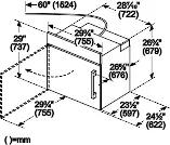 Benchmark™ Single Wall Oven 30'' Door hinge: Left, Stainless Steel