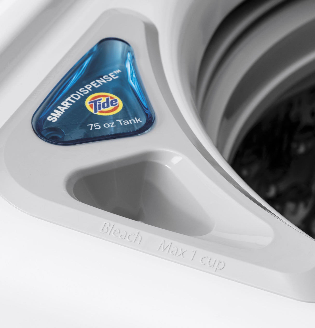 GE® ENERGY STAR® 5.2 cu. ft. Capacity Smart Washer with Sanitize w/Oxi and SmartDispense