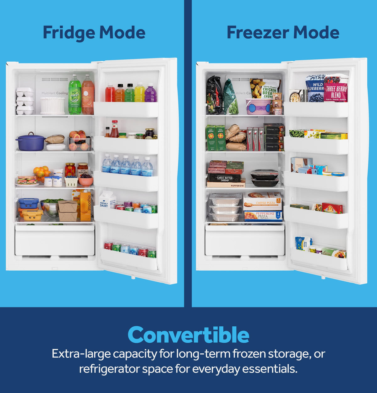GE® 14.3 Cu. Ft. Garage Ready Convertible Upright Freezer
