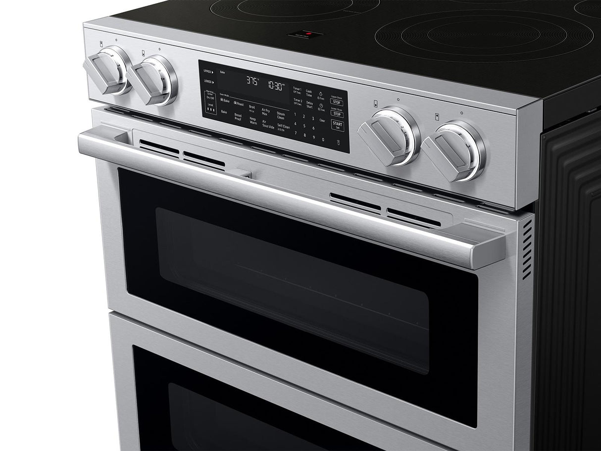 Bespoke Smart Slide-in Electric Range Flex Duo™ Oven Pro Style Design Dual True Convection