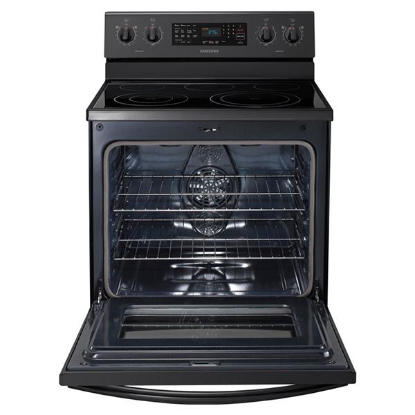 New 5.9 cu. ft. Large Capacity Electric Range (Black)