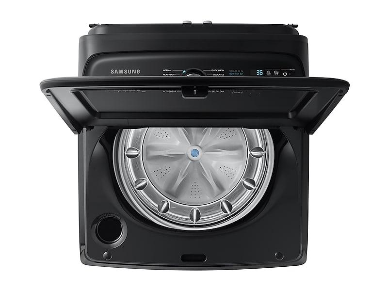 5.0 cu. ft. Top Load Washer with Super Speed in Black Stainless Steel