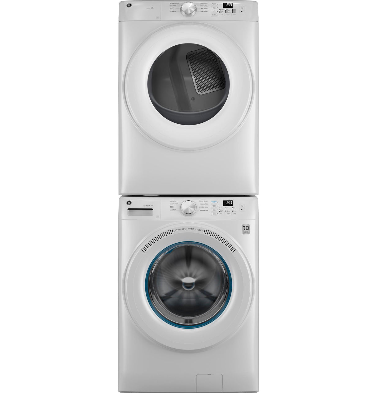 GE® ENERGY STAR® 7.8 cu. ft. Capacity Smart Front Load Electric Dryer