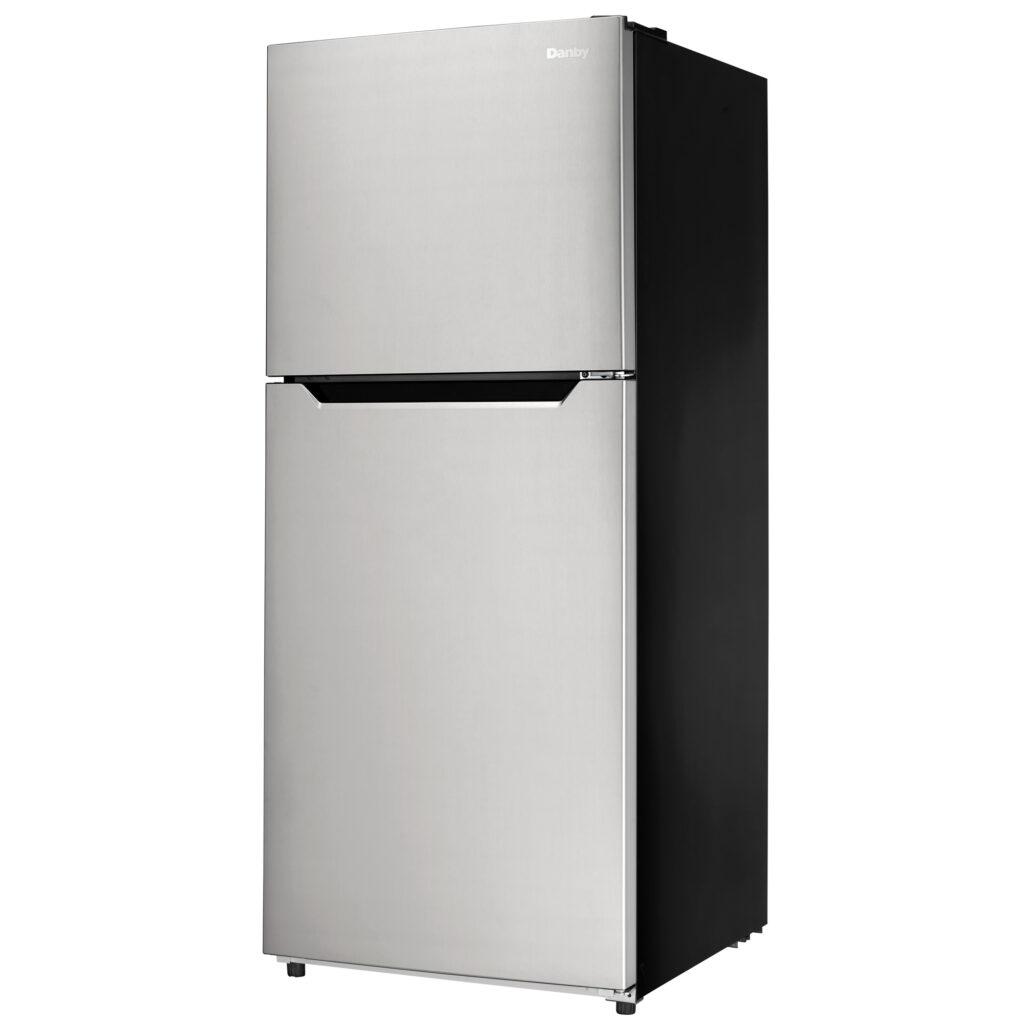 Danby 10.1 cu. ft. Top Mount Apartment Size Fridge in Stainless Steel Look