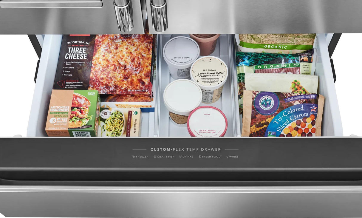 21 Cu. Ft. Counter-Depth 4-Door French Door Refrigerator