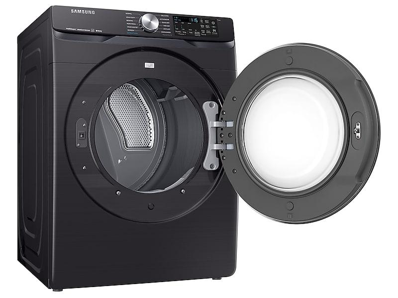 7.5 cu. ft. Smart Electric Dryer with Steam Sanitize+ in Black Stainless Steel