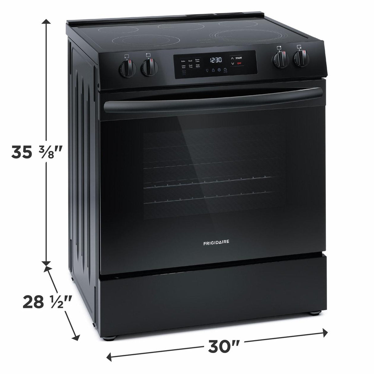 30" Front Control Electric Range