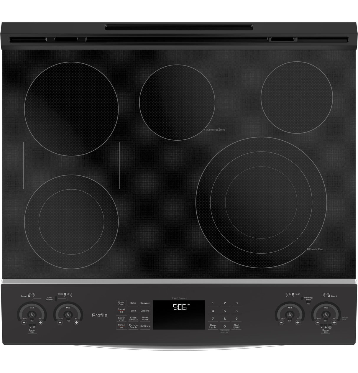 GE Profile™ 30" Smart Slide-In Electric Double Oven Convection Range