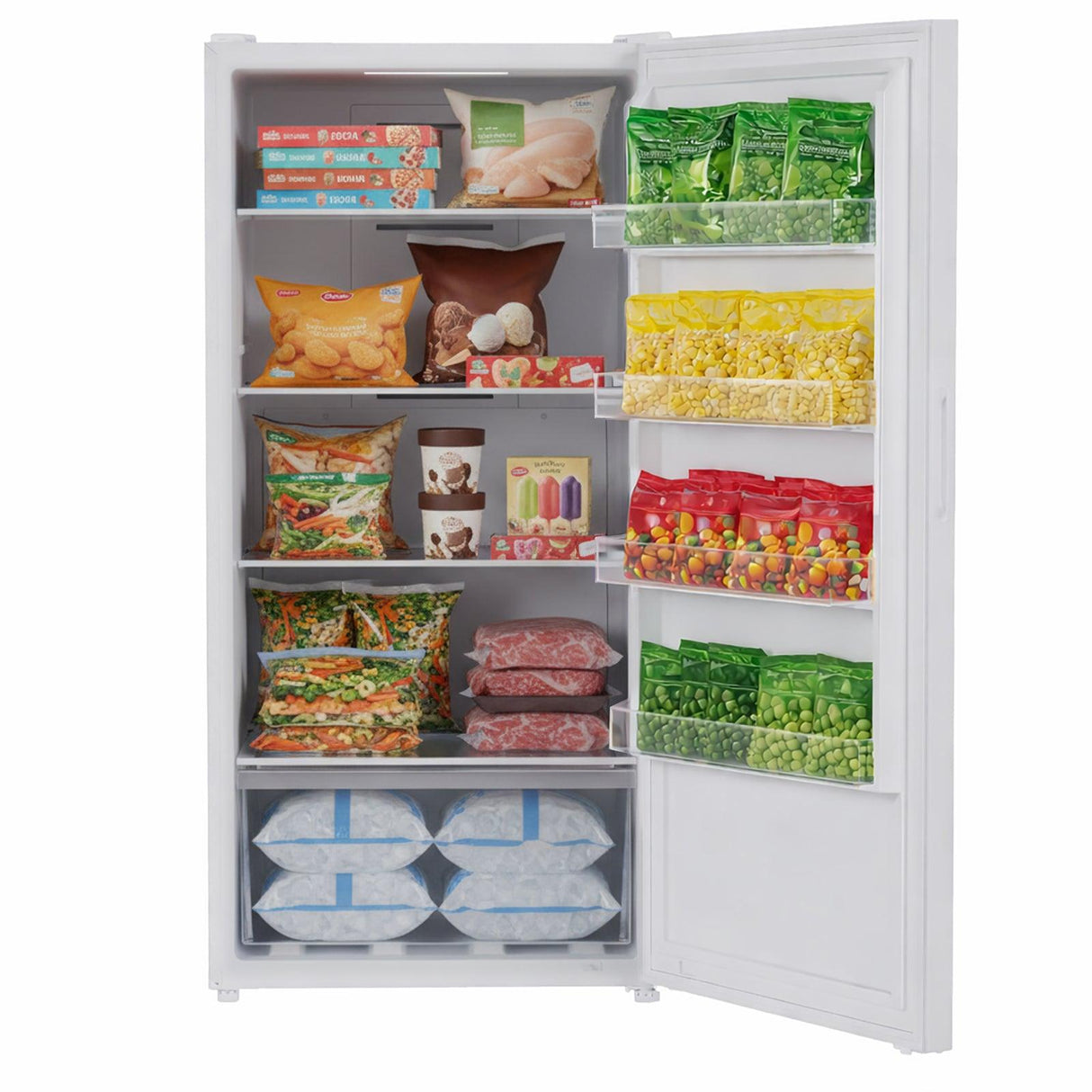 Avanti Garage Ready 17 cu ft. Frost Free Convertible Upright Freezer