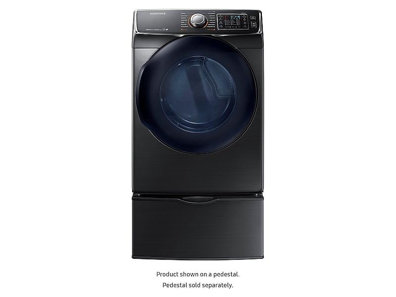 7.5 cu. ft. Gas Dryer in Black Stainless Steel