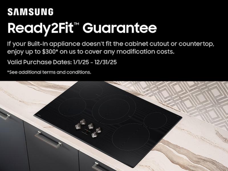 36" Electric ENERGY STAR® Certified Cooktop with 5 Elements in Black