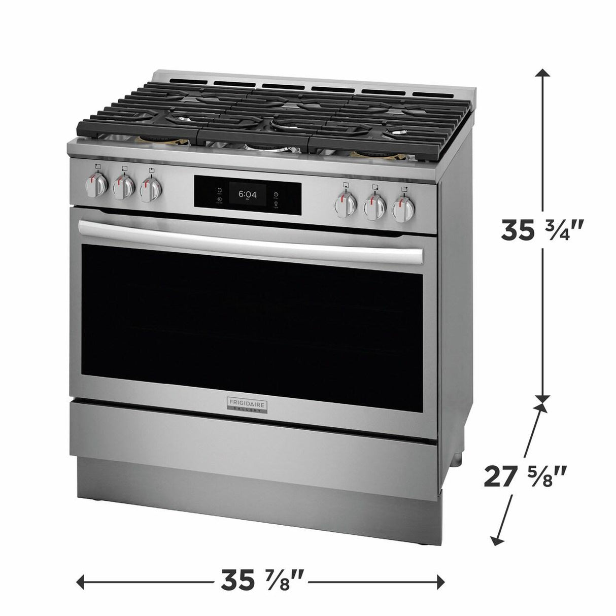 36" Dual-Fuel Range with Air Fry