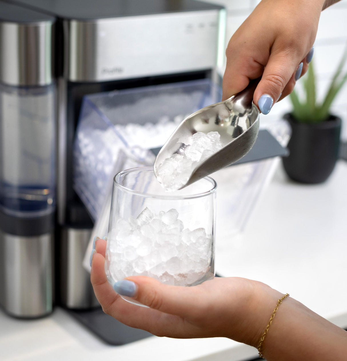 GE Profile™ Opal™ 2.0 Ultra Nugget Ice Maker with Side Tank and Scale Inhibiting Filter