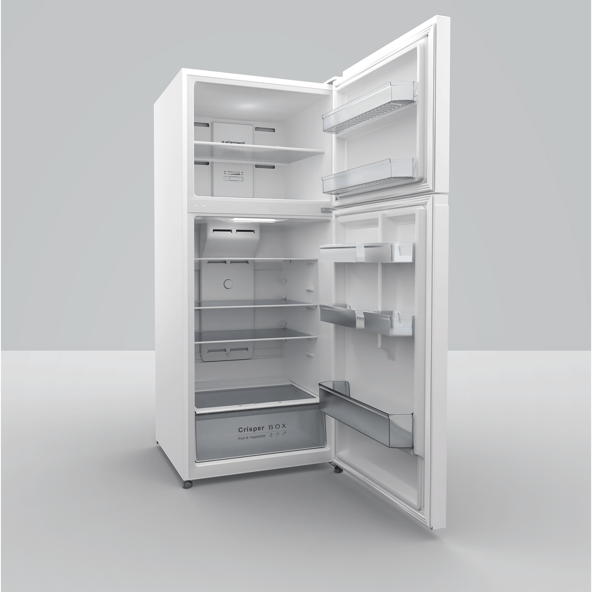 Element Electronics 15.0 cu. ft. Top Mount Refrigerator - White, ENERGY STAR (EATG15000W)