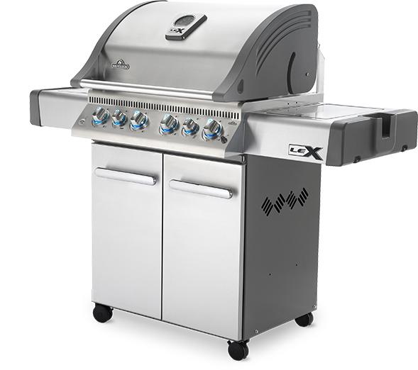 LEX 485 RSIB Stainless Steel with Infrared Side and Rear Burners