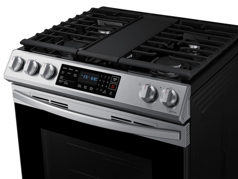 6.0 cu. ft. Smart Slide-in Gas Range with Air Fry & Convection in Fingerprint Resistant Stainless Steel