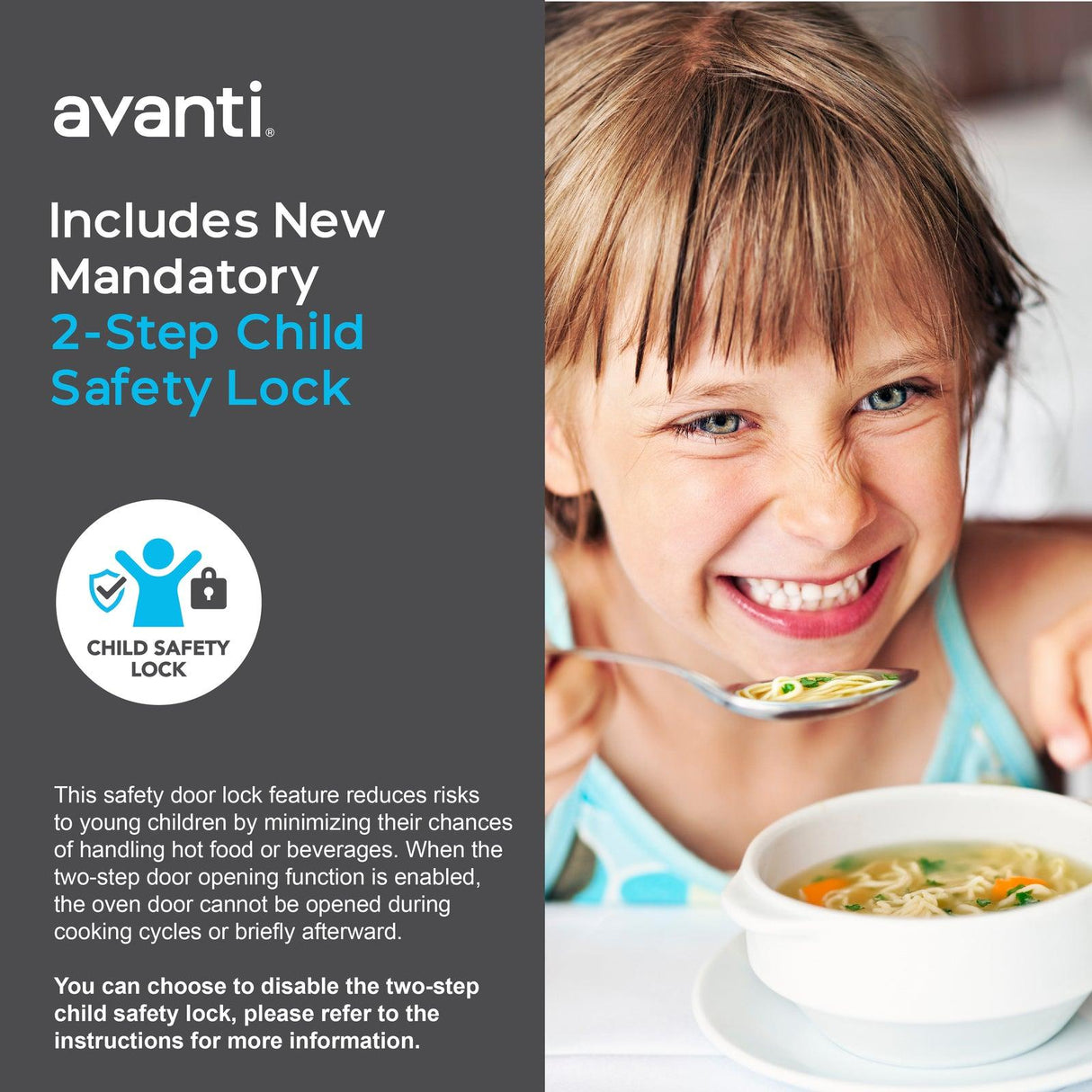 Avanti Countertop Microwave Oven, 0.7 cu. ft. - Stainless Steel