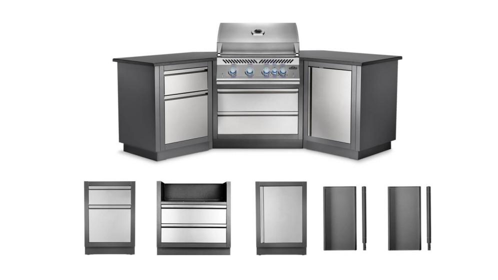OASIS 200 Outdoor Kitchen, Built-in 700 Series 32 Built-in 700 Series 32 , Natural Gas, Stainless Steel