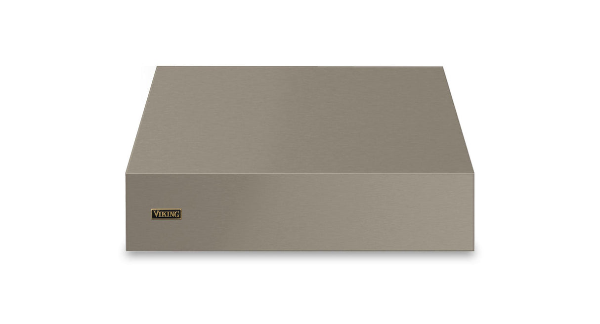 36"W. 18"H. Wall Hood (Finish: Nantucket, Trim: Brushed Brass)