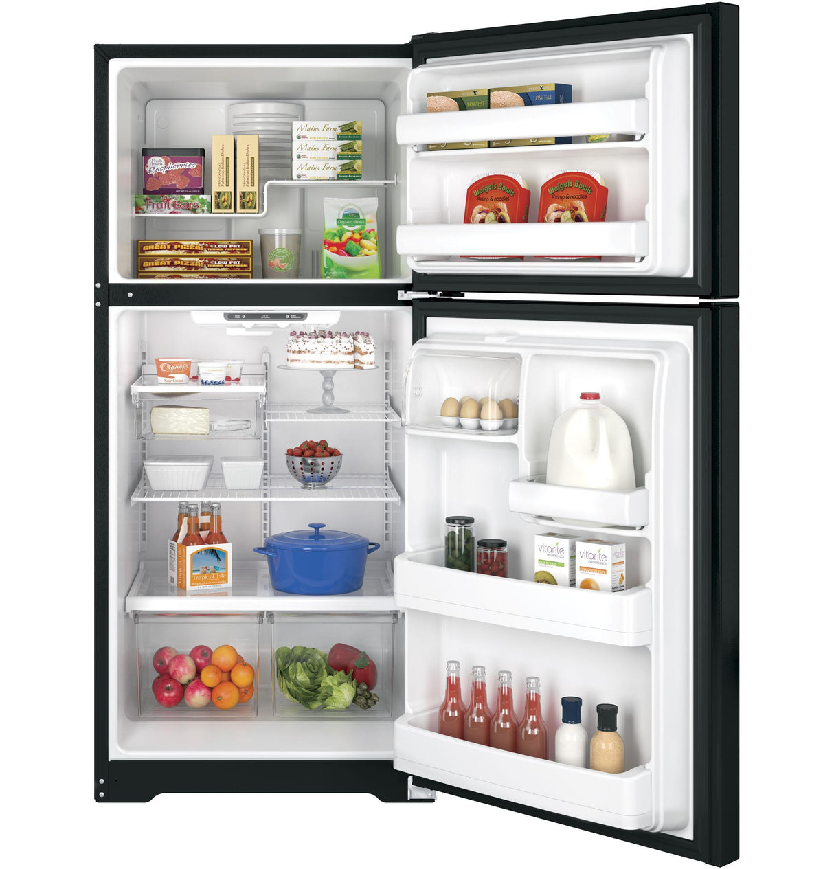 GE® ENERGY STAR® 18.2 Cu. Ft. Top-Freezer Refrigerator