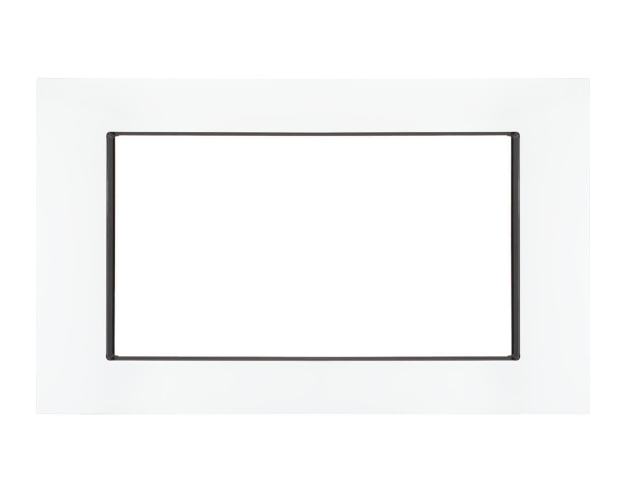 30" White Microwave Trim Kit
