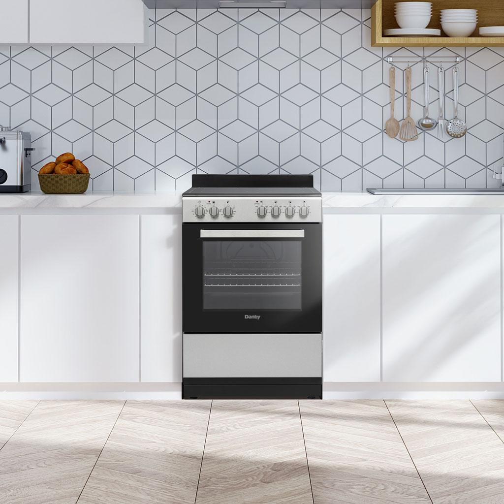 Danby 24" Wide Electric Range in Stainless Steel