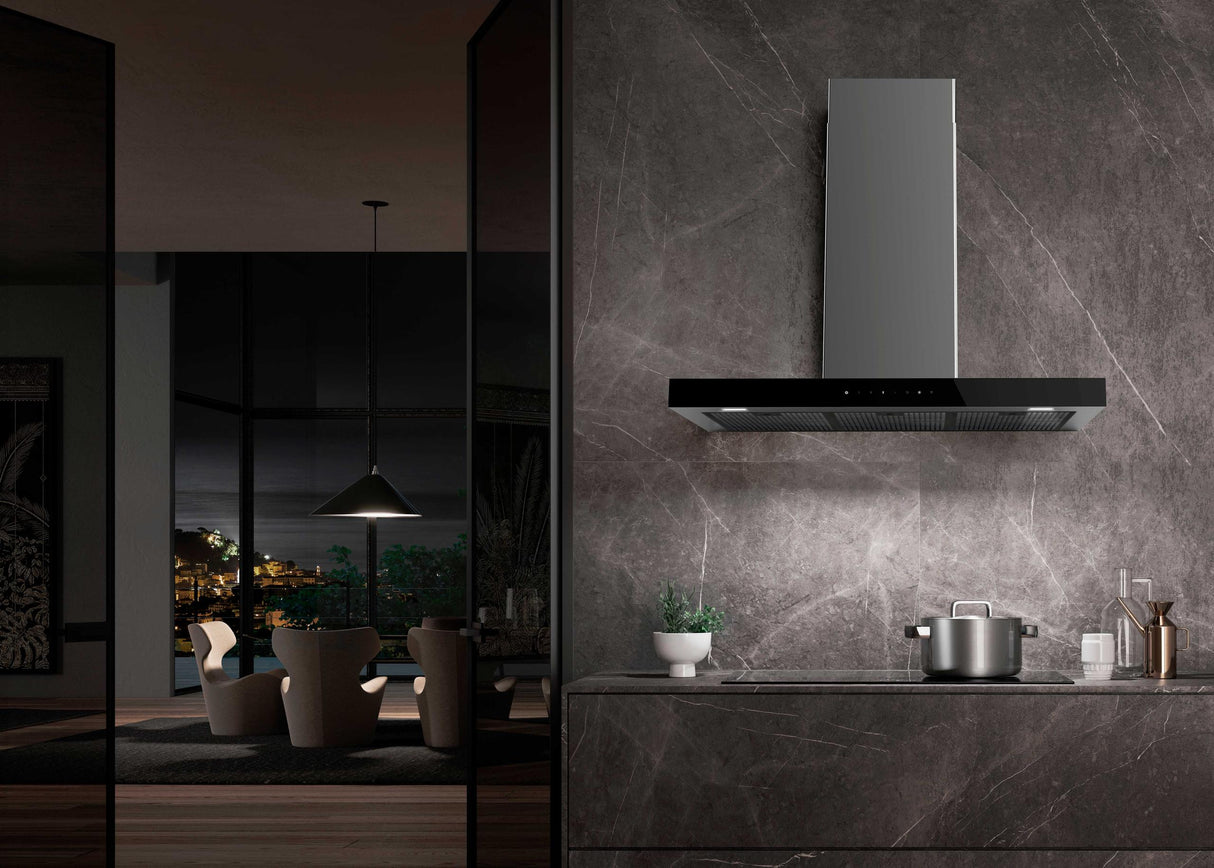 Stilo Glass 36" Stainless Steel 295/395/600 CFM
