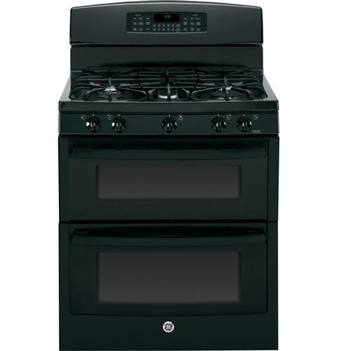 GE® 30" Free-Standing Gas Double Oven Range