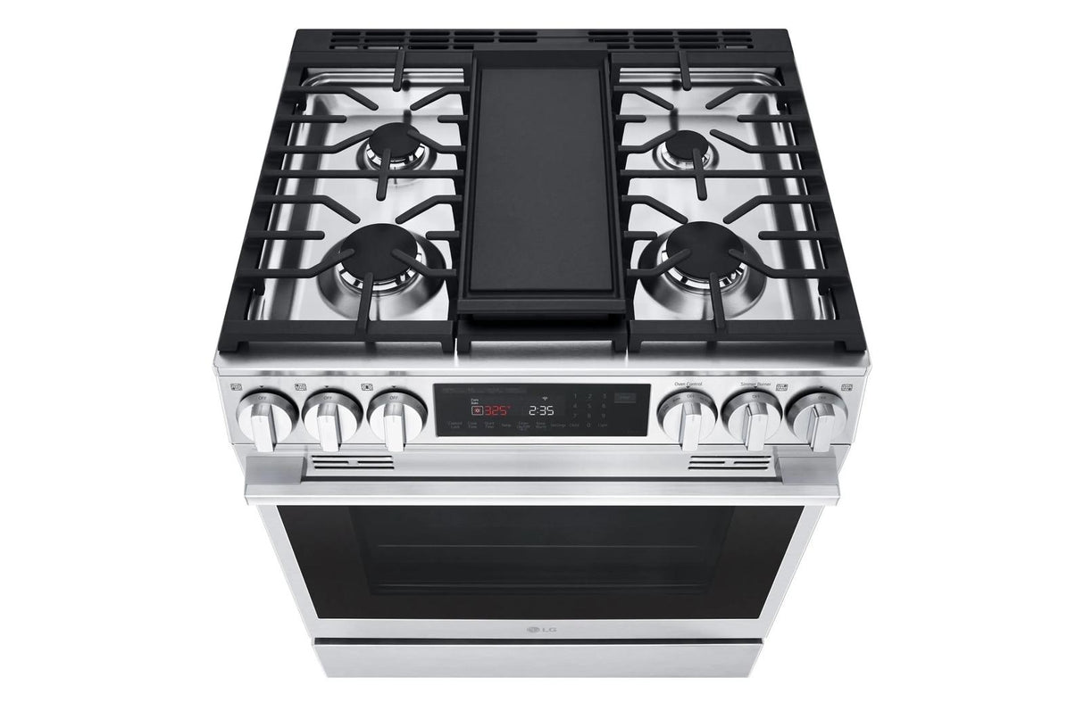 6.3 cu ft. Smart Gas Slide-In Range ProBake Convection® InstaView®, and Air Fry