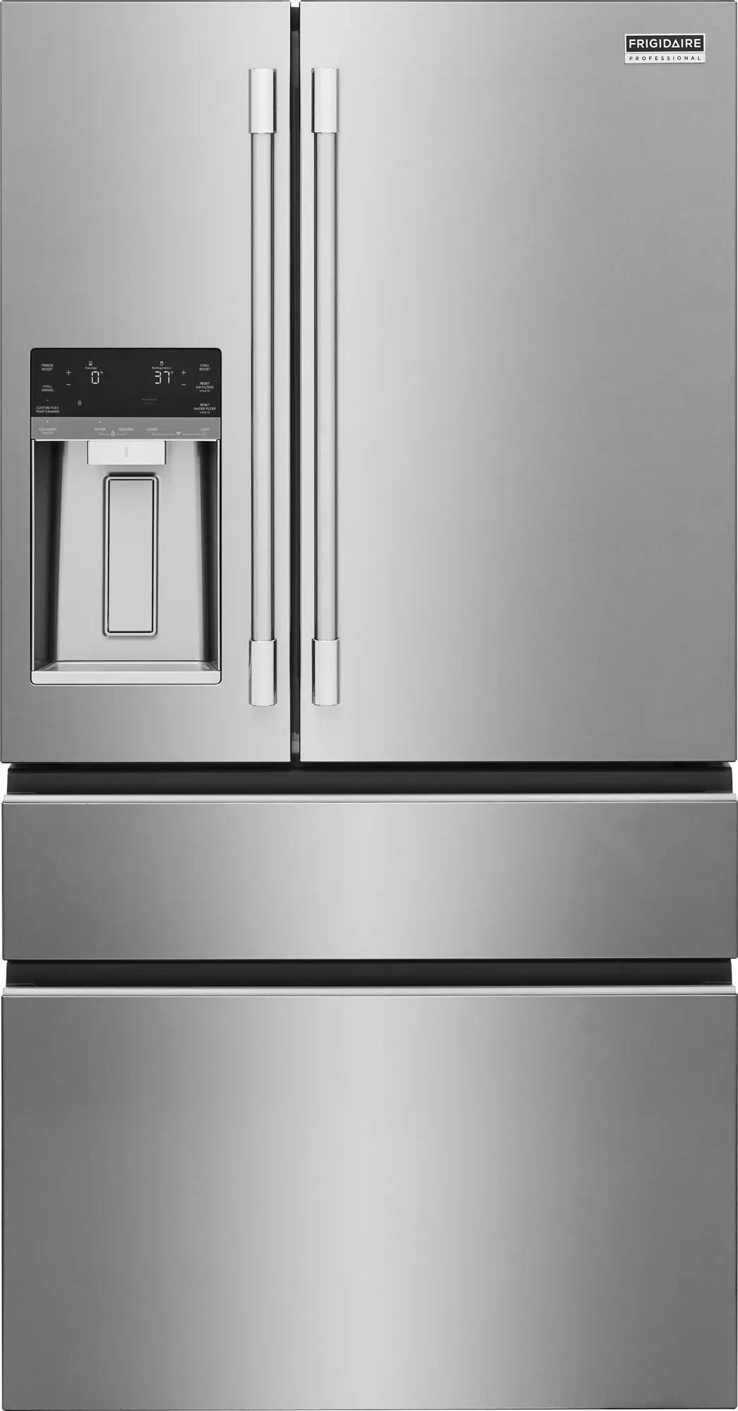 21 Cu. Ft. Counter-Depth 4-Door French Door Refrigerator