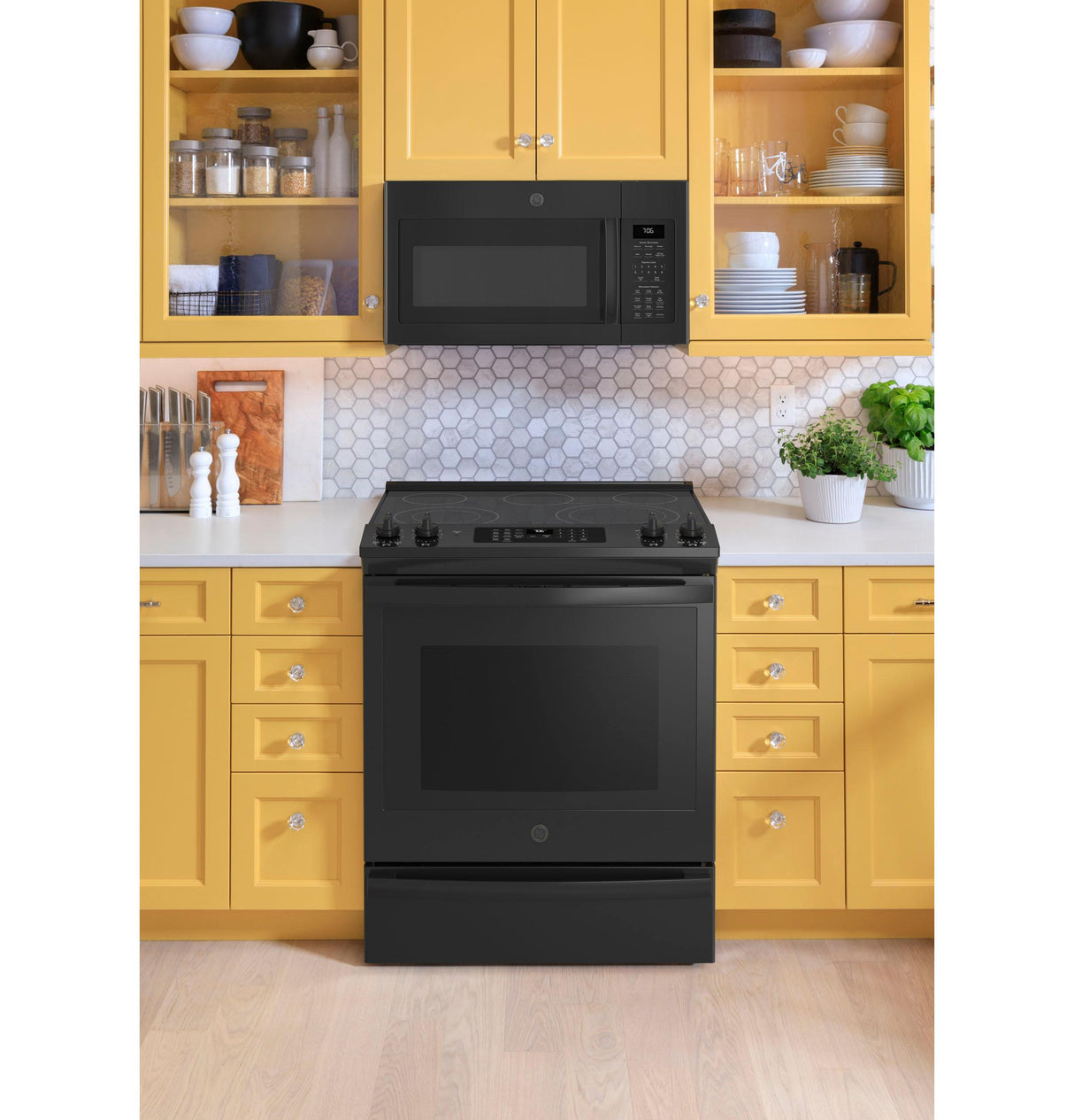 GE® 30" Slide-In Electric Convection Range with No Preheat Air Fry