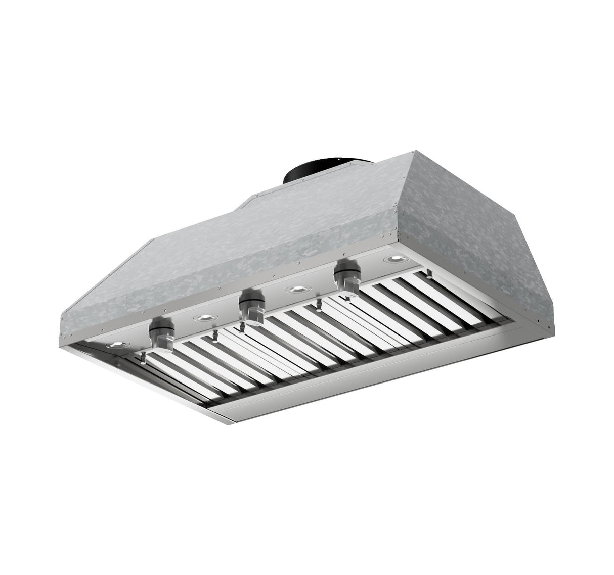 Outdoor Custom Insert for a 36" Wide Custom Hood, 1200 CFM, LED Lights, Pro Baffle Filters