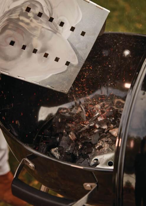 22 inch Charcoal Kettle Grill , Charcoal, Black