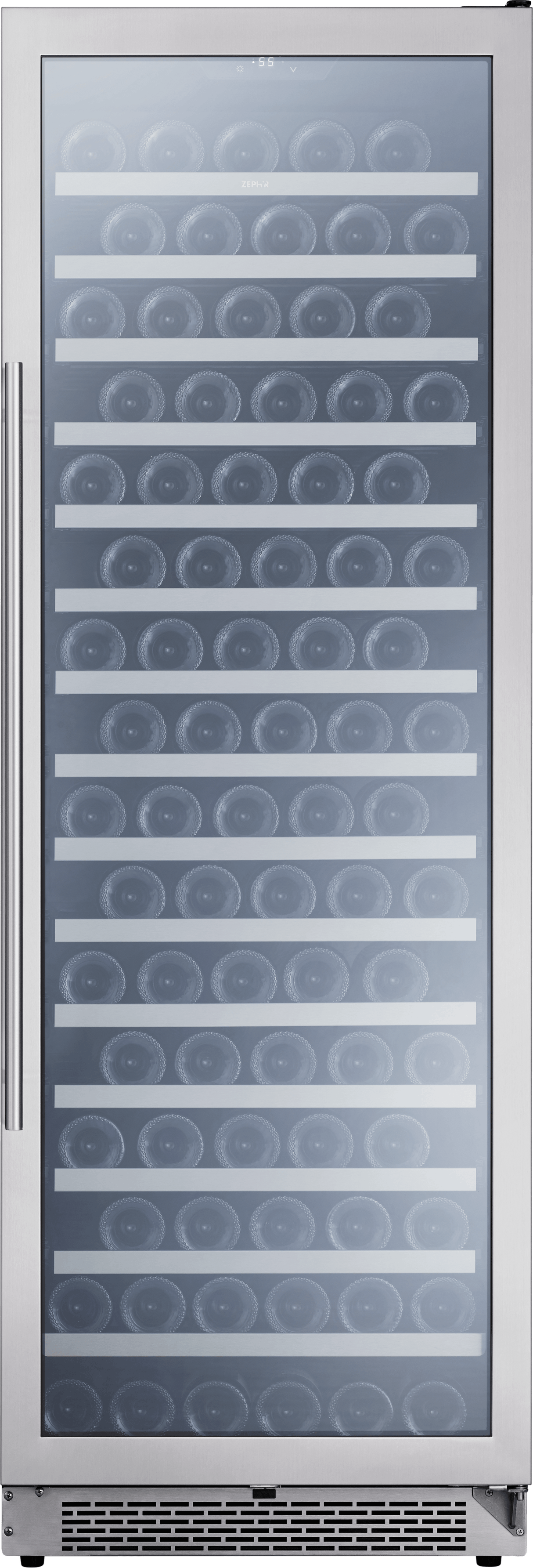 Presrv Wine Cooler, 24in Full Size, SS+Glass, Reverse Door, 1 Zone