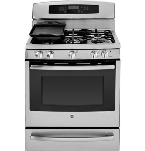 GE Profile™ Series 30" Free-Standing Self Clean Gas Range with Warming Drawer