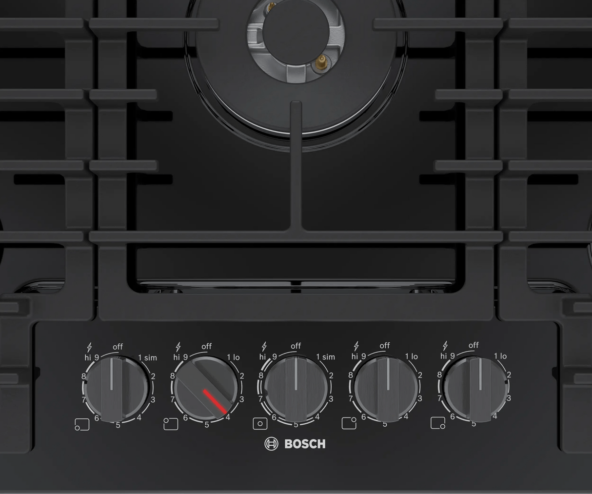 800 Series Gas Cooktop 30" Black