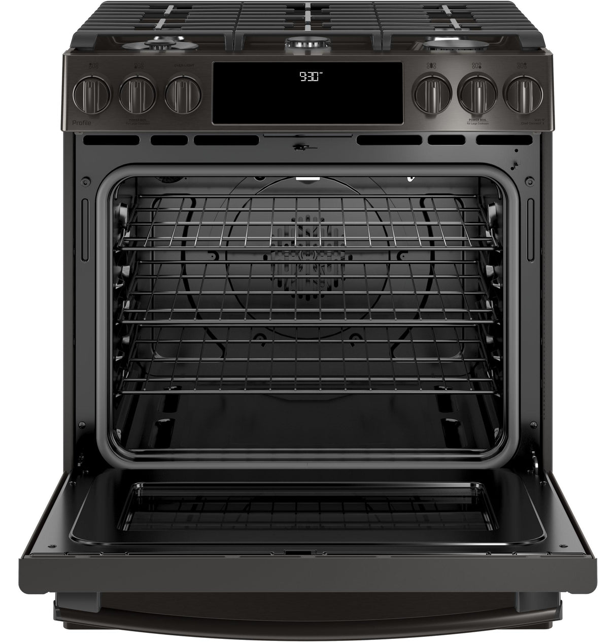 GE Profile™ 30" Smart Slide-In Front-Control Gas Range